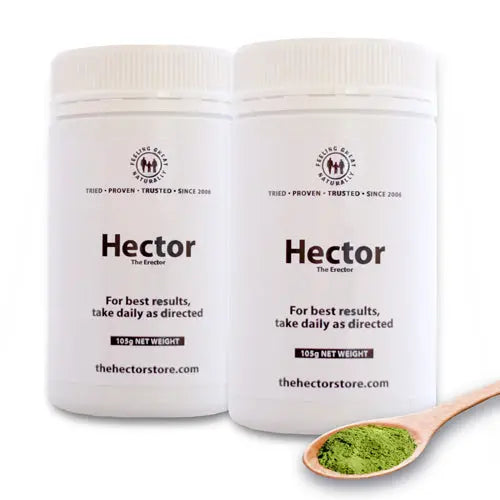 Hector helps with erectile dysfunction for men who are experiencing loss of libido and needing a testosterone boost.